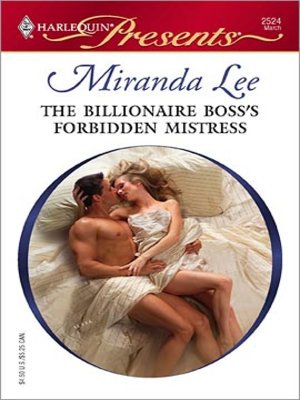 cover image of The Billionaire Boss's Forbidden Mistress